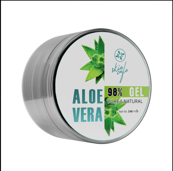 Skin Cafe 98% Pure and Natural Aloe Vera Gel (240ml)