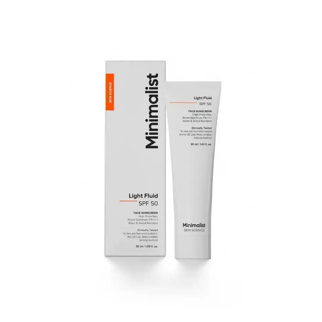 Minimalist Light Fluid SPF 50 Sunscreen- 30ml