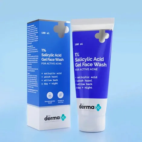 The Derma Co 2% Salicylic Acid Gel Face Wash with Salicylic Acid & Witch Hazel – 100ml